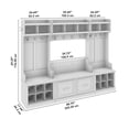 thumbnail image 3 of Woodland Full Entryway Storage Set with Doors in Black Oak - Engineered Wood, 3 of 7