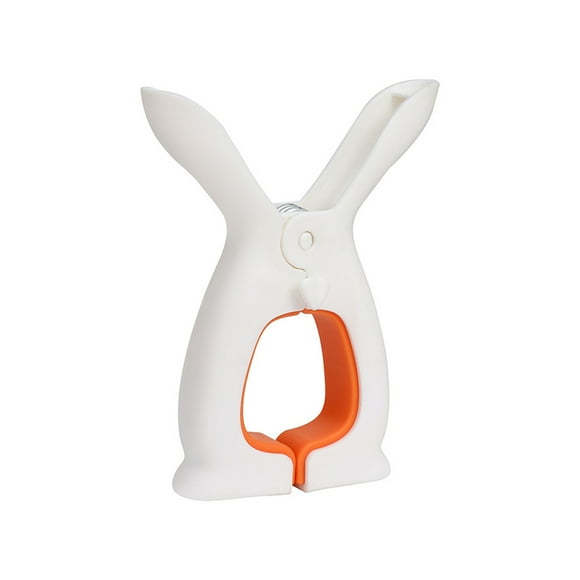 Injueey Pasador para la colada antideslizante para colgar en el tendedero Suministros de limpieza para el hogar Pequeño Blanco Naranja