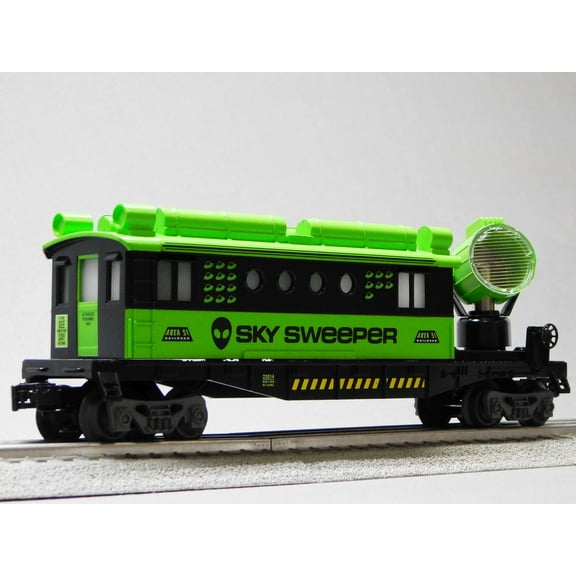 LIONEL AREA 51 SKY SURVEILLANCE SEARCHLIGHT CABOOSE O GAUGE TRAIN CAR 2523010-C