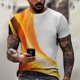 thumbnail image 2 of Men'S T-Shirt Short Sleeve Printed Summer Round Neck Top Trend Casual Sweatshirt 3XL, 2 of 5