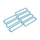 thumbnail image 1 of Cubierta de recubrimiento de salida de aire del capó Unique Bargains para Jeep Wrangler JL JLU 2018-2024, Bezel de decoración exterior ABS azul claro 15x4.5cm 7 Pcs, 1 of 7
