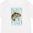 thumbnail image 4 of Inktastic Born to Fish Boys or Girls Long Sleeve Toddler T-Shirt, 4 of 5
