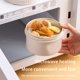 thumbnail image 4 of Advancent Fiambrera con aislamiento térmico para horno microondas para el hogar, senderismo, viajes, trabajo, caja de almacenamiento de Cocina y Comedor Blanco Grande, 4 of 6