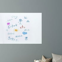 QIFULL 1Set Large Whiteboard Sticker Dry Erase Paper for Wall Writing and Drawing