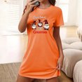 thumbnail image 4 of Fiudx Camisón Comodo, Ropa de Dormitorio de La Suave, Pijama Informal, Material Fresco y Transpirable, Talla Grande para Mujer, Ideal para Relajarse En Casa, Regal Perfecto para Mamás, Esposas E Hija, 4 of 5