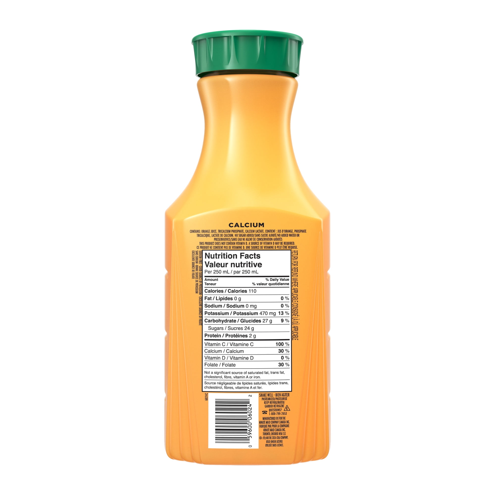 Simply d'Orange Calcium Bottle, 1.54 Liters 1,54 x L