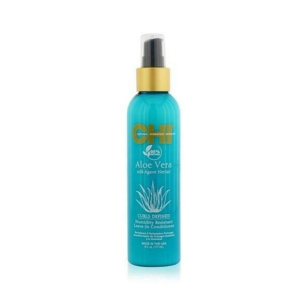 CHI Aloe Vera with Agave Nectar Curls Defined Humidity Resistant Leave-In  Conditioner 177ml/6oz 