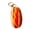 Yellow peach, variant on Bread Keychain Stress Relief Toy - Realistic Fake Dessert Squeezee Toy, Soft PU Material Fidget Keyring for Anxiety Relief, Cute Bag Charm