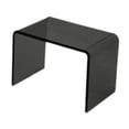 thumbnail image 2 of simhoa Acrylic Step Stool Foot Rest Non Slip Small Stool for Porch Bathroom Bedroom Black, 2 of 8