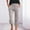 Grey, variant on SNKSDGM Women's Plus Sweatpants Women Tall Inseam Black Dress Pants Women High Waisted Wide Leg Women's Solid Color Linen Casual 3/4 Pants with Pockets and Drawstring Waist M