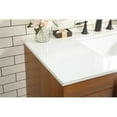 thumbnail image 4 of Elegant Decor Eugene 42" Aluminum MDF Single Bathroom Vanity in Teak, 4 of 8
