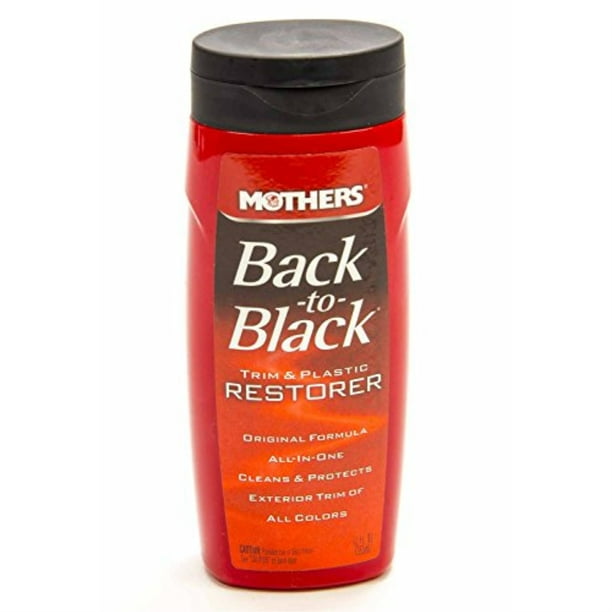 Mothers Back to Black Trim & Plastic Restorer Removes wax residue