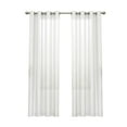 thumbnail image 4 of Eclipse Liberty Light Filtering Window Curtain 52 Inches Wide x 108 Inches Long, Single Window Curtain Panel, Grommet, White, 4 of 6