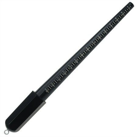 Ring Sizing Mandrel Light Weight Plastic Sizes 1-15