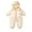 Beige, variant on Newborn Snowsuit Girl Zipper Hooded Romper Warm Clothes for Baby Girl Windproof Jumpsuits Boys 0-3 Months Winter Coat