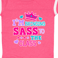 thumbnail image 4 of Inktastic Back to School I'm Bringing Sass To The Class with Crown Girls Baby Bodysuit, 4 of 5