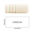 thumbnail image 3 of Beautynvta Hand Towels for Bathroom, Cotton Hand Towel, Soft Absorbent Quick Dry Face Towels, Towel for Hotel, Bath, Kitchen and Spa, 28.7x13 Inch, Beige, 3 of 6