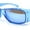 Blue - Blue Mirror, variant on Polarized Colorful Mirror Lens 62mm Rectangle Fit Over Sunglasses Over Glasses Red Mirror