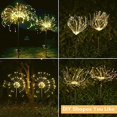 thumbnail image 3 of Cadena de luces LED con cable de cobre solar, decoración navideña, enchufe de tierra, lámpara de humo, luz de diente de león, luz de colores impermeable para exteriores, 3 of 5