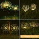 thumbnail image 4 of Cadena de luces LED con cable de cobre solar, decoración navideña, enchufe de tierra, lámpara de humo, luz de diente de león, luz de colores impermeable para exteriores, 4 of 5