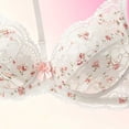 thumbnail image 6 of Iugvhana Women's Lace Bras Push-Up No Underwire Bra Wireless Adjustable Strap Lifting Up Bras Full Coverage Breathable Everyday Bra White L, 6 of 6