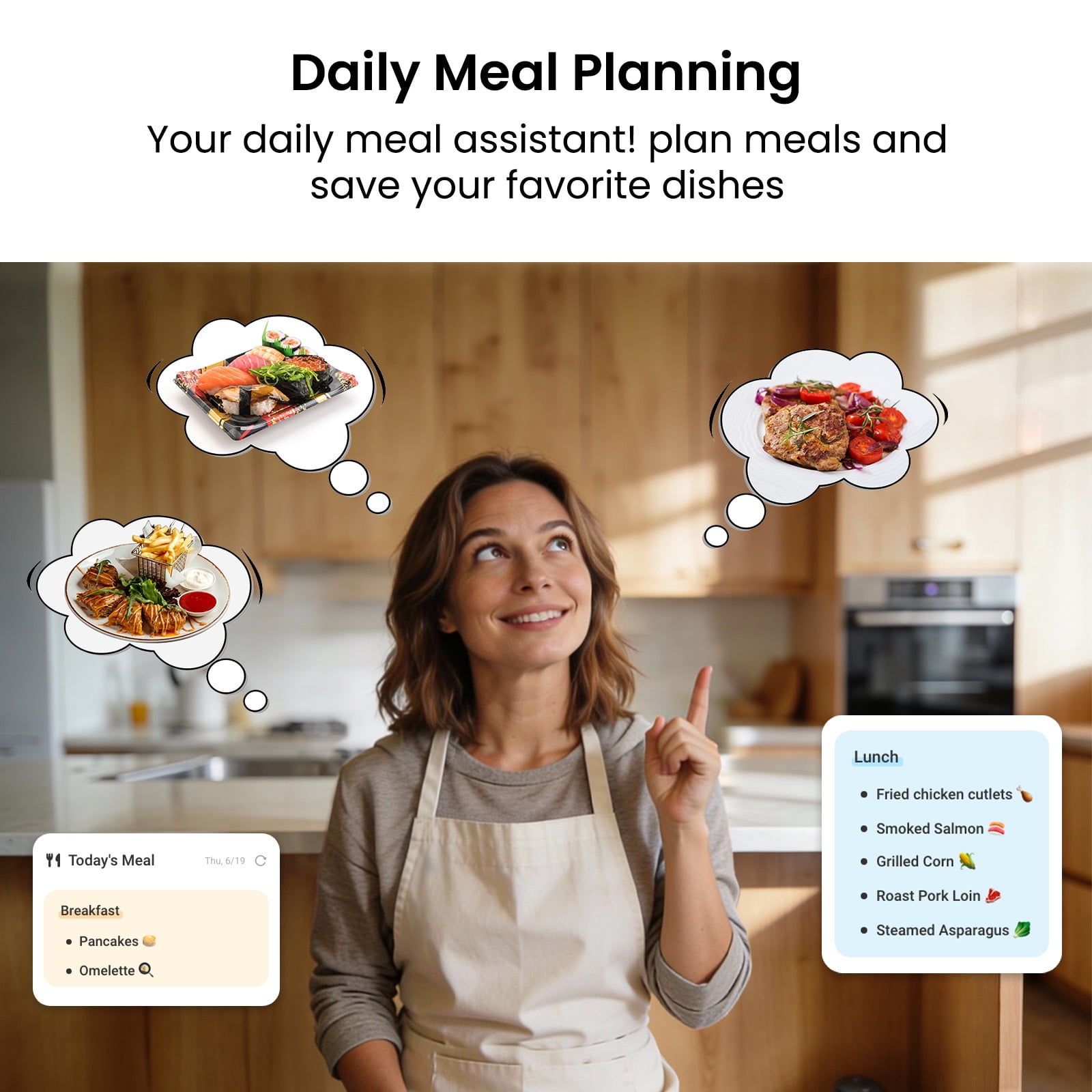 ApoloSign 27 inch Digital Calendar, Dual-Mode Smart Wall Planner & Interactive Display Electronic Touchscreen Chore Chart for Family Schedules, Sync Calendars, No Subscription (Teak)