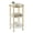 White+ Gold, variant on Small Round Side Table for Small Spaces, 3-Tier Round Accent Table Slim Side Table, Modern Sofa Corner Table for Living Room Nightstand Bedroom (White+Gold)