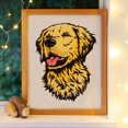 thumbnail image 5 of 2Pcs Self-Adhesive Silk Screen Printing Stencil Dog Pattern Mesh Transfers Stencil Animal Theme Silk, 5 of 9