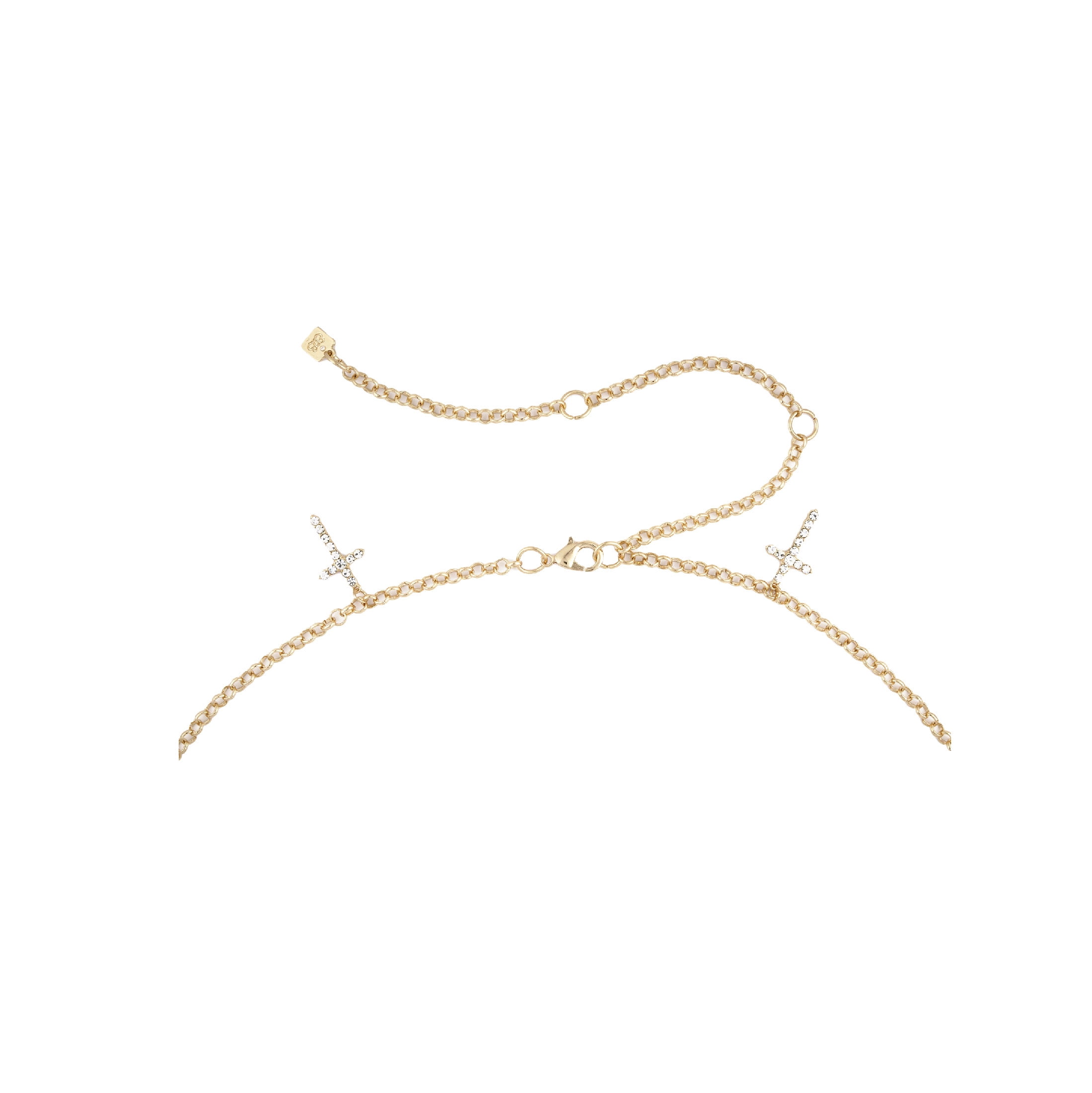 Bella by Thorne Multi Cross Waist Chain Unisex, Gold