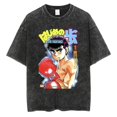 thumbnail image 2 of Mens T-shirt Hajime No Ippo Anime Wash Hip Hop Street Harajuku T-shirt Kamogawa Boxing Gym KBG T-shirt Cotton Breathable T-shirt, 2 of 6
