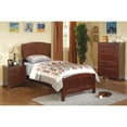 thumbnail image 5 of Tcbosik Traditional Nightstand Side Table with 2 Drawers, Functional 2-Drawer Bedside Table 22"L x 16"W x 24"H, Brown, 5 of 5
