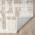 thumbnail image 5 of Abani Viva Collection Area Rug Mid Century Modern Bedroom Living Room Decor Floor Rug 6 x 9 Cream, 5 of 9