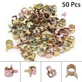 thumbnail image 1 of Bgsha 50pcs 6mm Spring Clip Fuel Oil Line Silicone Vacuum Hose Clamps, 1 of 10