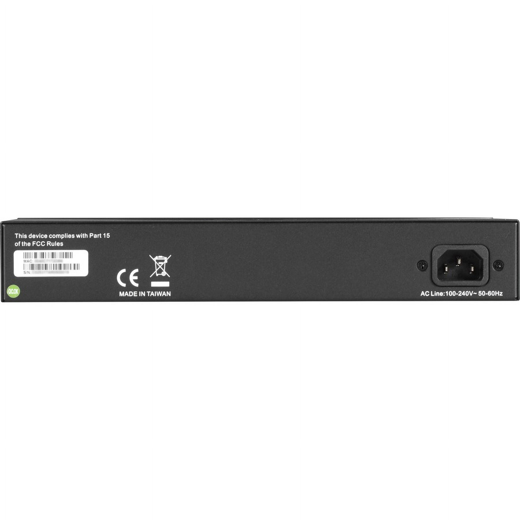 Black Box Gigabit Ethernet Managed Switch 24 RJ-45 2 SFP