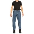 thumbnail image 4 of FULL BLUE 5 Pocket Flannel Lined Denim Jeans, Relaxed Fit, Sits At Waist, Light Wash, 34x34, 4 of 6