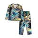 thumbnail image 1 of Balery Colorful Stained Glass Deer Conjunto de Pijama con Estampado para Mujer, Conjunto de Dos Piezas con Manga Larga, Ropa de Dormir Suave con Bolsillos, Pijamas Cómodos-Large, 1 of 7