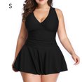 thumbnail image 1 of Soidarity Traje de baño de mujer Traje de surf de secado rápido Traje de baño con cuello en V Mono Traje de baño Negro S Soidarity OD001350-09, 1 of 4