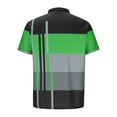 thumbnail image 3 of Felirenzacia Men’s Everyday Active Polo Shirt, Soft Knit Breathable Short Sleeve Golf Top, Green,3XL, 3 of 6