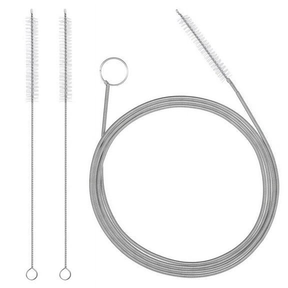 61 Inch Feeding Tube Cleaning Brush Long Drain Brush Flexible Pipe Cleaning Brush Wire Brush,Straw Cleaning Brush