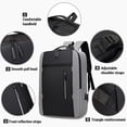 thumbnail image 2 of Mochila de negocios para hombre con puerto USB, gran capacidad, para ordenador portátil, mochila profesional para el hombro, 2 of 8