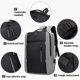 thumbnail image 2 of Mochila de negocios para hombre con puerto USB, gran capacidad, para ordenador portátil, mochila profesional para el hombro, 2 of 8