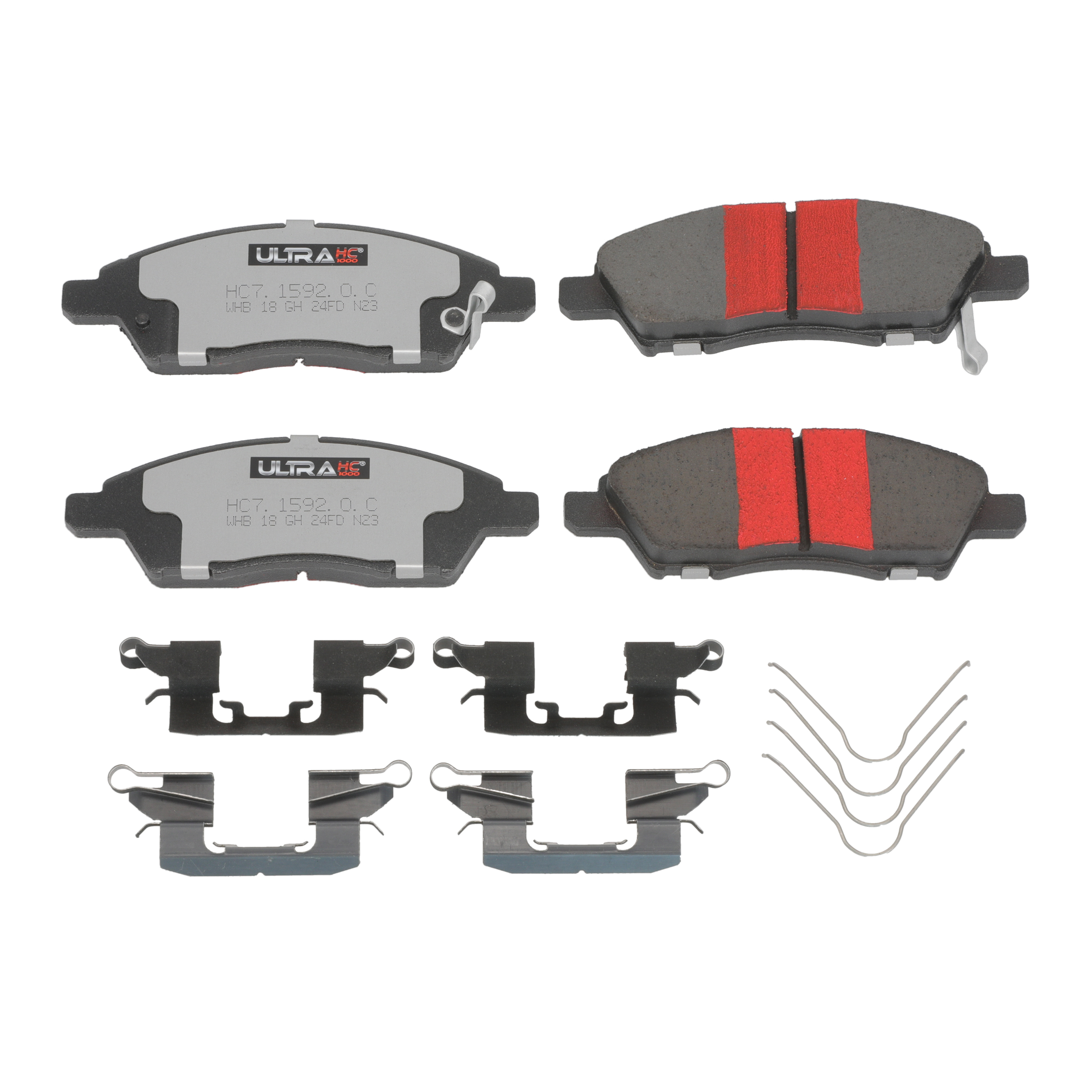 UltraHC 700 Brake Pad Set, Front HC7.1592.0.C, Nissan Versa 2019-2012