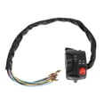 thumbnail image 2 of Bocina de manillar Riwesomey motocicleta universal 7/8 interruptor de control de luces, 2 of 6