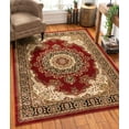 thumbnail image 6 of Well Woven Medallion Oriental Persian Area Rug Red Ivory, 6 of 6