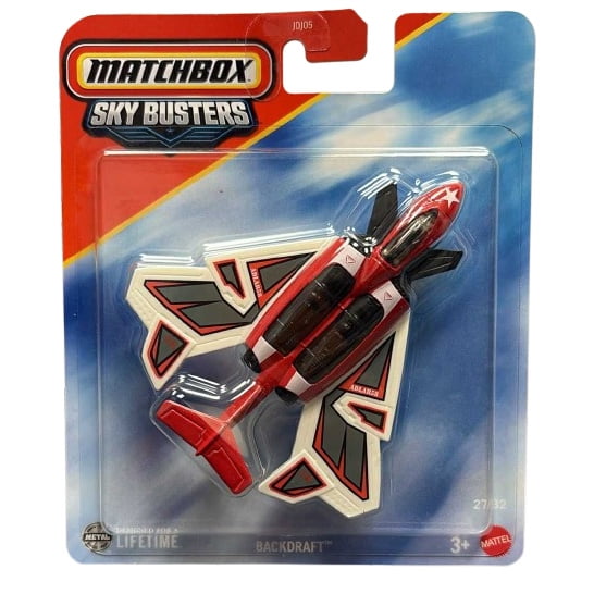 Mattel Matchbox Skybusters Toy Metal Vehicle - BACKDRAFT [JCN04]