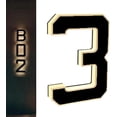thumbnail image 1 of Solar Lighted House Numbers | 9 Inch Waterproof LED Address Signs for Outside with Night Visibility, 1 of 15
