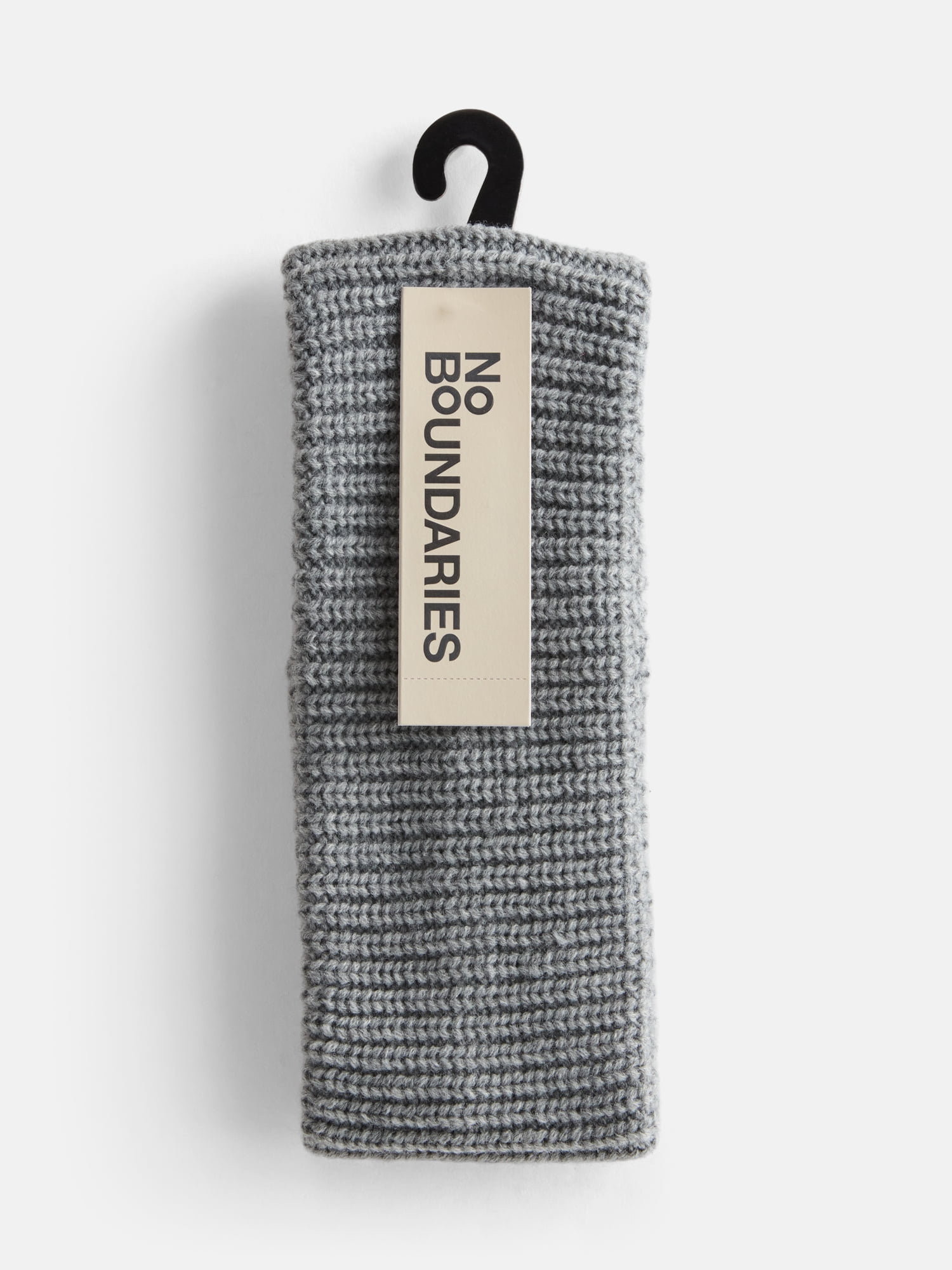 No Boundaries Women's Headwrap, Medium Grey Heather