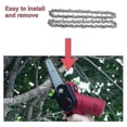 thumbnail image 3 of 2PCS 4-Inch 1/4 Inch Guide Bar Mini Chainsaw Replacement Chains for Cordless Electric Saws, 3 of 5