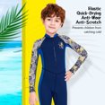 thumbnail image 2 of Traje de baño de una pieza para niños, con protección solar, de secado rápido, antidesgaste y antiarañazos, 2 of 8