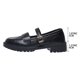 thumbnail image 5 of Mujeres Zapatos Negros Estilo Mary Jane Doble Correa Mochilas, Sandalias de las Mujeres Cómodas Más Tamaño Tacón Grueso Primavera Verano, 5 of 9